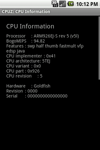 Android CPUZ截图1