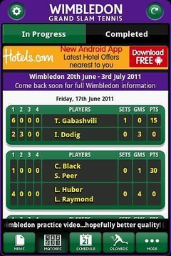 Wimbledon Grand Slam Tennis截图