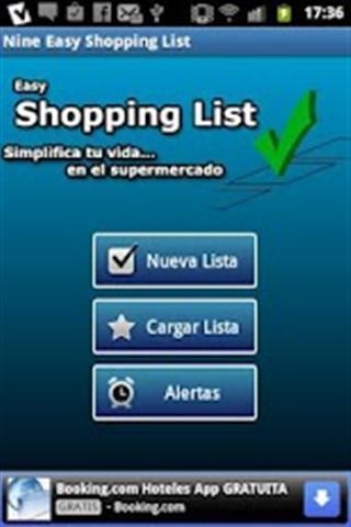 Nine Easy Shopping List截图1