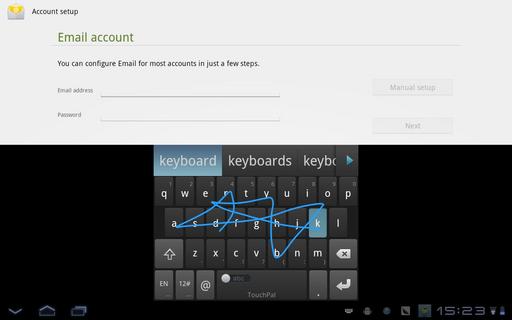 TouchPal Keyboard (Tablet)截图5