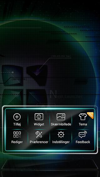 Danish package for Next Launcher截图1