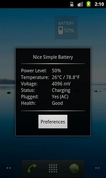 简约电池插件 Nice Simple Battery截图