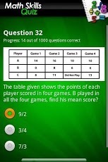 FreePlay Math Skills Quiz截图4