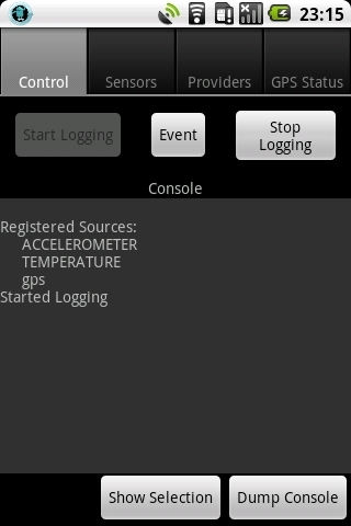 Sensor and GPS Monitor截图3