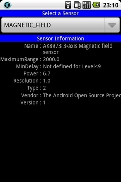 Sensor and GPS Monitor截图