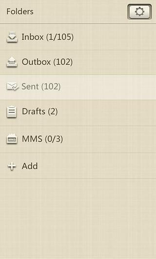 GO SMS Pro 14th Theme截图4