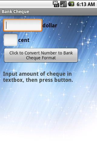 Bank Cheque截图2