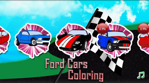 Ford Cars Coloring截图3