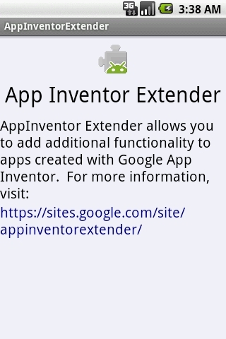 AppInventor Extender截图1