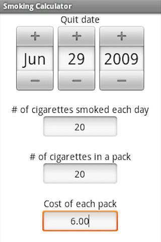 Smoking Calculator截图3