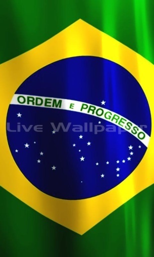 Brazil Flag LWP Free截图1