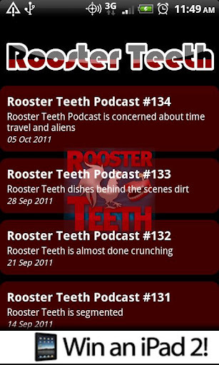 Rooster Teeth Podcast截图1