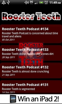 Rooster Teeth Podcast截图