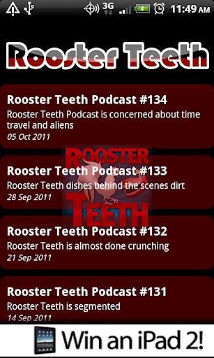 Rooster Teeth Podcast截图6