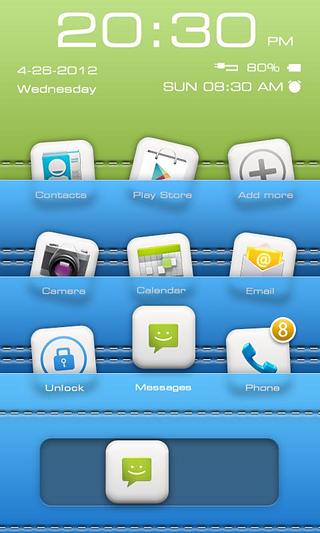 iLike GO Locker Getjar Theme截图2