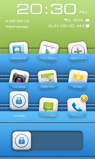 iLike GO Locker Getjar Theme截图3