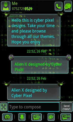 Alien X Clock截图4