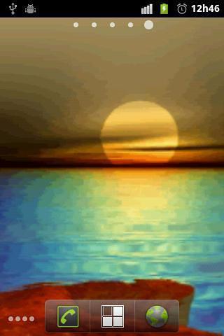 Beach Sunset Live Wallpaper截图1