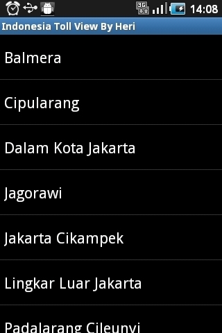 Indonesia Toll View V 1.2截图2