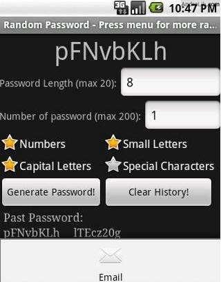 Random Password截图1