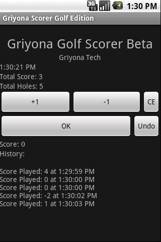 Griyona Scorer Golf Edition截图1