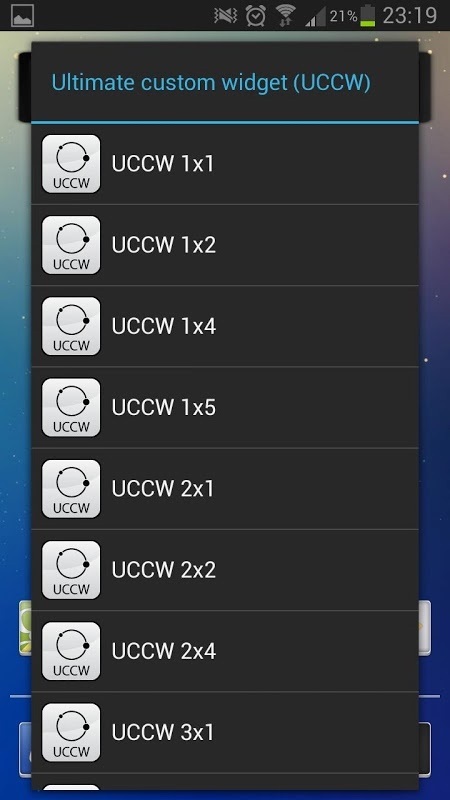 Dark Led Clock UCCW Skin截图1