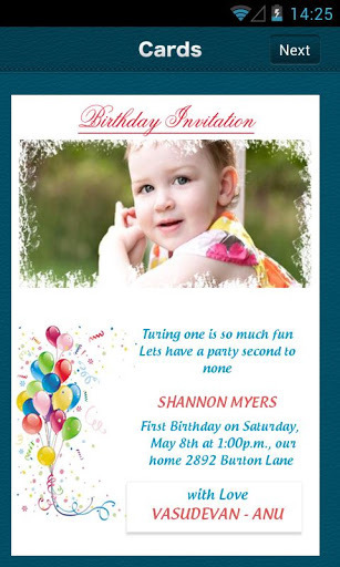 Create Birthday Invitation截图2