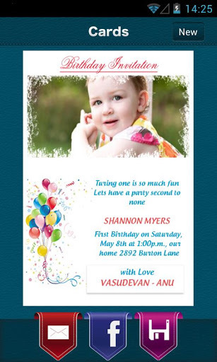 Create Birthday Invitation截图3