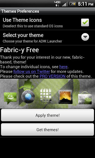 Fabric-y ADW/LP Theme Free截图4