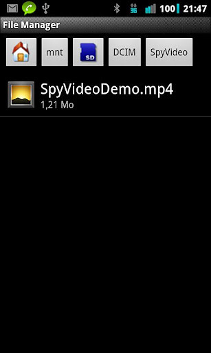 Spy Video DEMO截图4