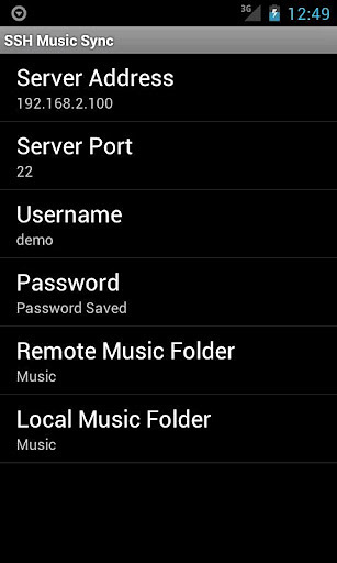 SSH Music Sync Free截图1