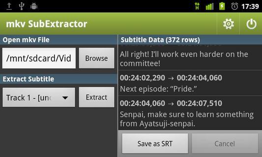 MKVSubExtractor(MKV)截图2