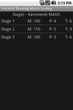 实用射击评分的应用程序截图