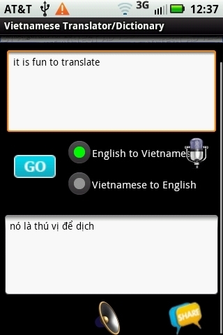 Vietnamese Translator &amp; Di...截图1