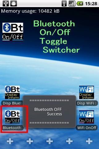 蓝牙 开关 Bluetooth On/Off Toggle截图1