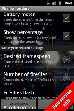 萤火虫动态壁纸(Fireflies Live Wallpaper Free)截图