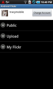 AndroidFlickr截图