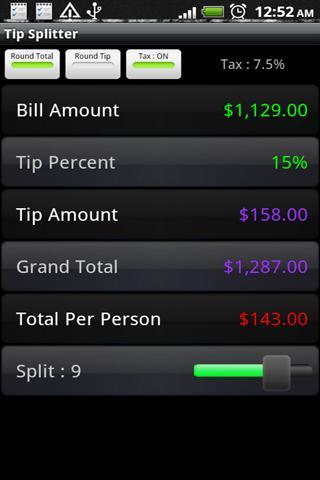 小費計算器 - 小费 & 帐单计算器截图8