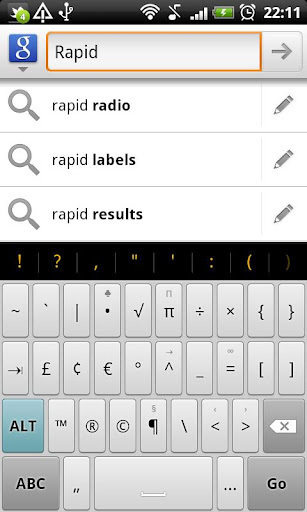 Rapid - HD Keyboard Skin截图4