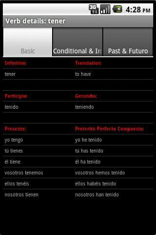 Aks Spanish Verbs截图2