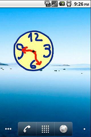 scribble widget clock 2x2截图1