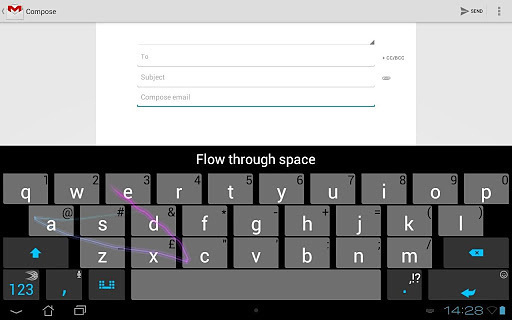 SwiftKey Tablet Free截图5