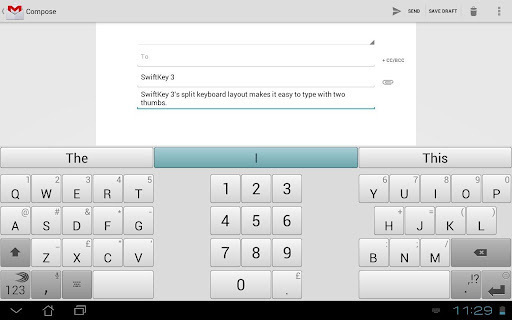 SwiftKey Tablet Free截图6