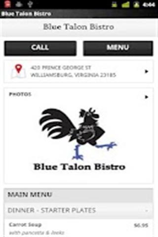 Blue Talon Bistro截图3