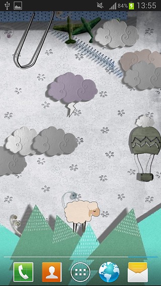 Paper Sky Live Wallpaper截图7