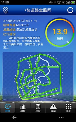 上海交通拥堵指数截图5