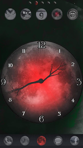 Twilight Moon Clock Widget截图2