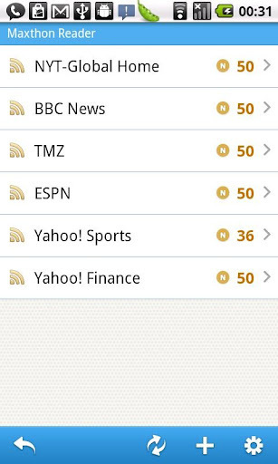 Maxthon Add-on: RSS Reader截图2