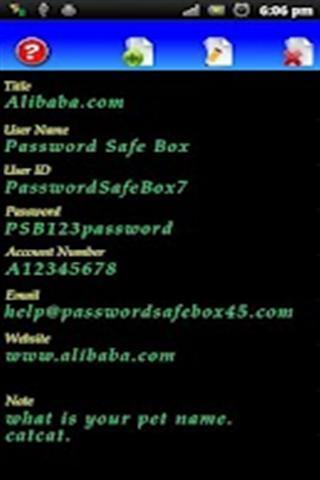 Password Safe Box Lite截图6