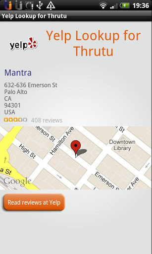 Yelp Lookup for Thrutu截图1